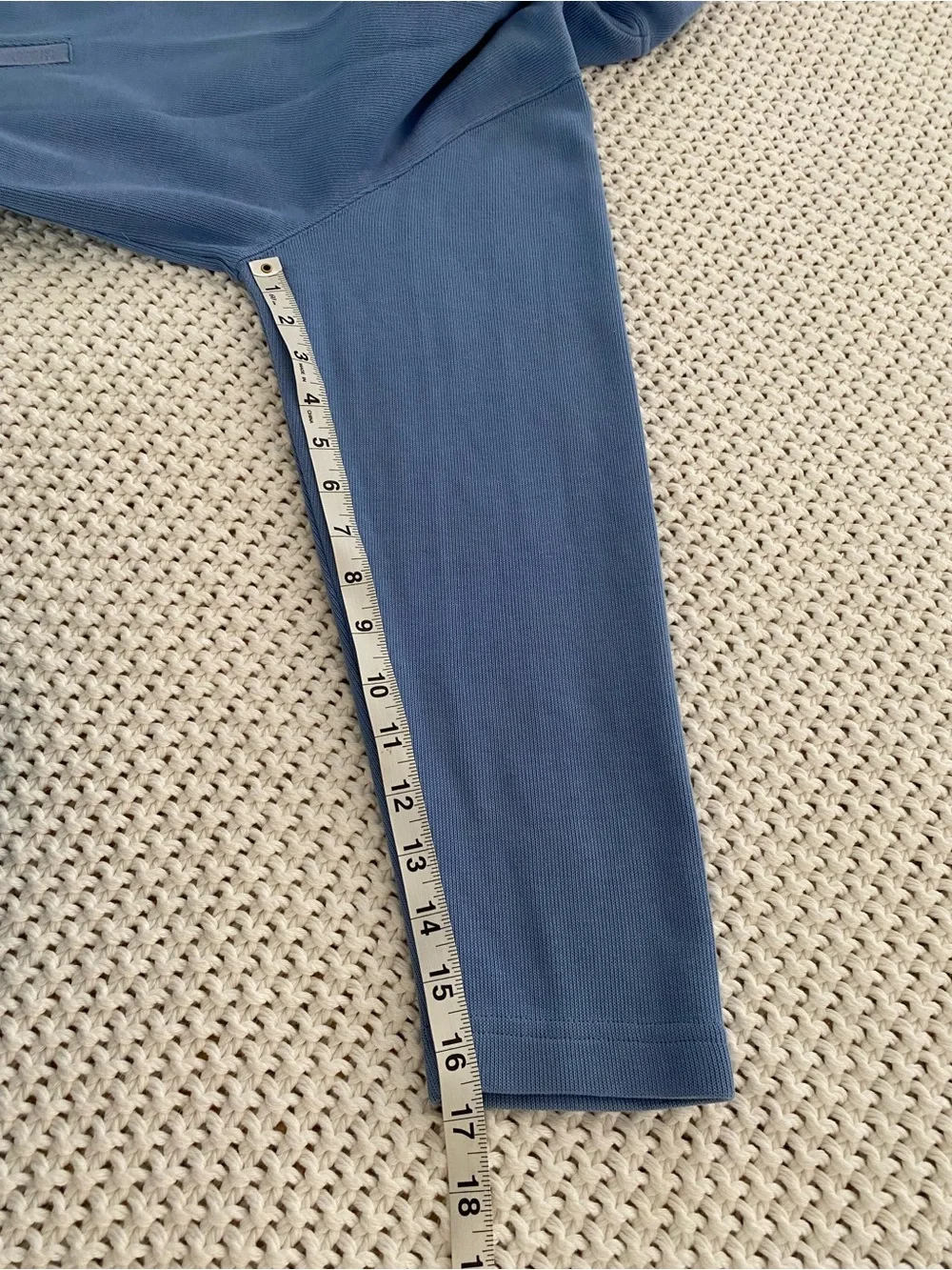 Talbots Periwinkle Blue Cotton Zip Hoodie with Hood